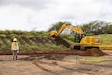 Operational Range Clearance and Maintenance commenced for Marine Corps Base Hawaii, Pu’uloa Training Facility, Foxtrot Range, Feb. 23, 2023. The ORC serves to remove unexploded ordinance and range debris from the operational ranges and the mining of munitions from the impact berms on ranges. Routine clearance and maintenance ensure the safety and sustainability of Marine Corps ranges and training areas.