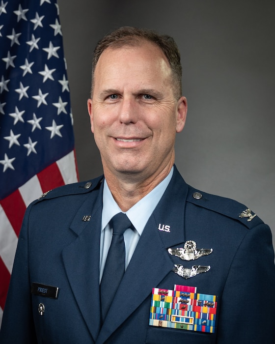 Official photo for Col. Steven C. Priest, 315th Airlift Wing Vice Commander.