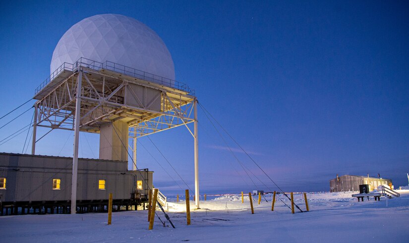 Alaskan NORAD Region, Alaskan Command and Eleventh Air Force visit Point Barrow Long Range Radar Site.