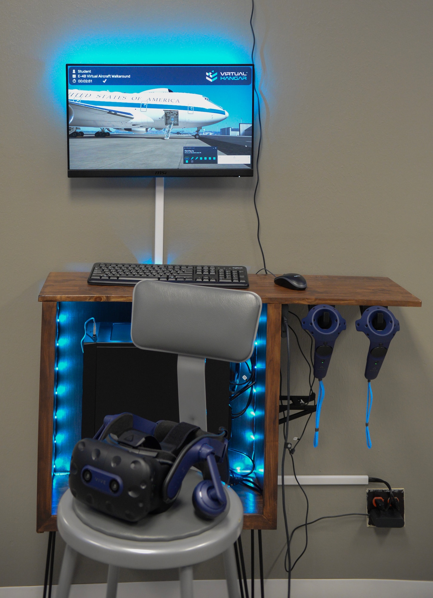 The 365th Training Squadron has recently upgraded their virtual reality equipment and renovated the training area.