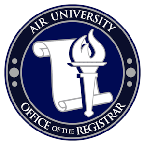 Air University Office of the Registrar logo