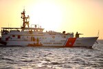 Haitian migrants are transferred from a Coast Guard small boat to Coast Guard Cutter Manowar, off Florida's coast, Feb. 28, 2023. The people were repatriated to Haiti on March 3, 2023. (U.S. Coast Guard photo by Senior Chief Petty Officer Brodie MacDonald)