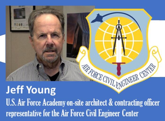 Graphic with Jeff Young and AFCEC shield