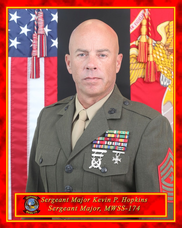 Sergeant Major Kevin P. Hopkins Official Photo