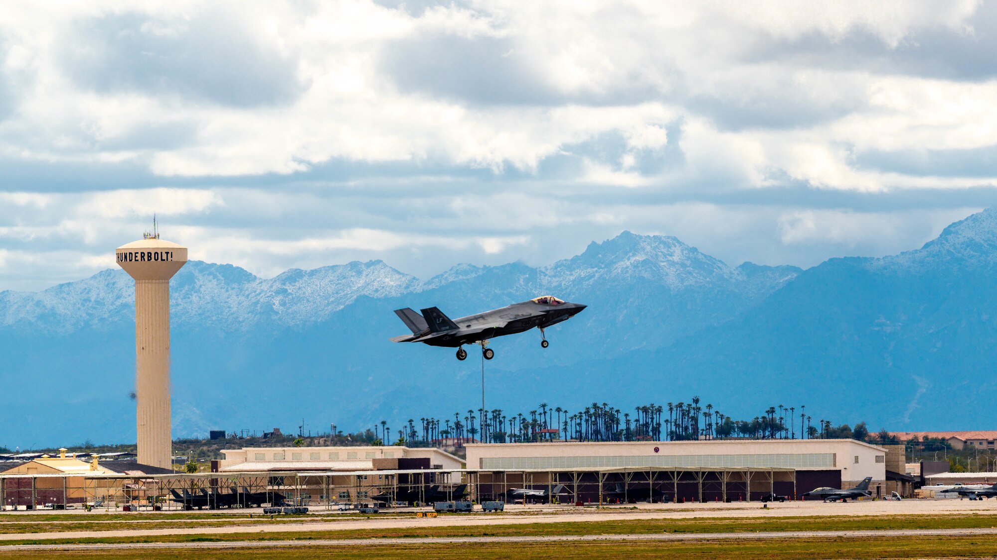 An F-35A Lightning II takes off, March 2, 2023, at Luke Air Force Base, Arizona.