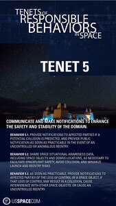 Tenets of Responsible Behaviors in Space