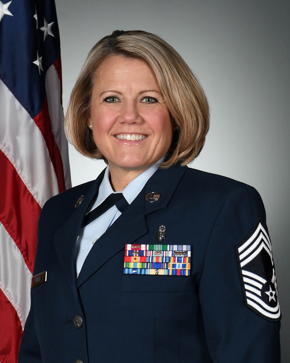 Chief Master Sgt. Angela A. Rabel is the 413th Flight Test Group Senior Enlisted Leader at Robins Air Force Base, Georgia.