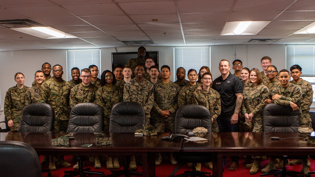 Medal of Honor Recipient Dakota Meyer visits MCB Camp Lejeune