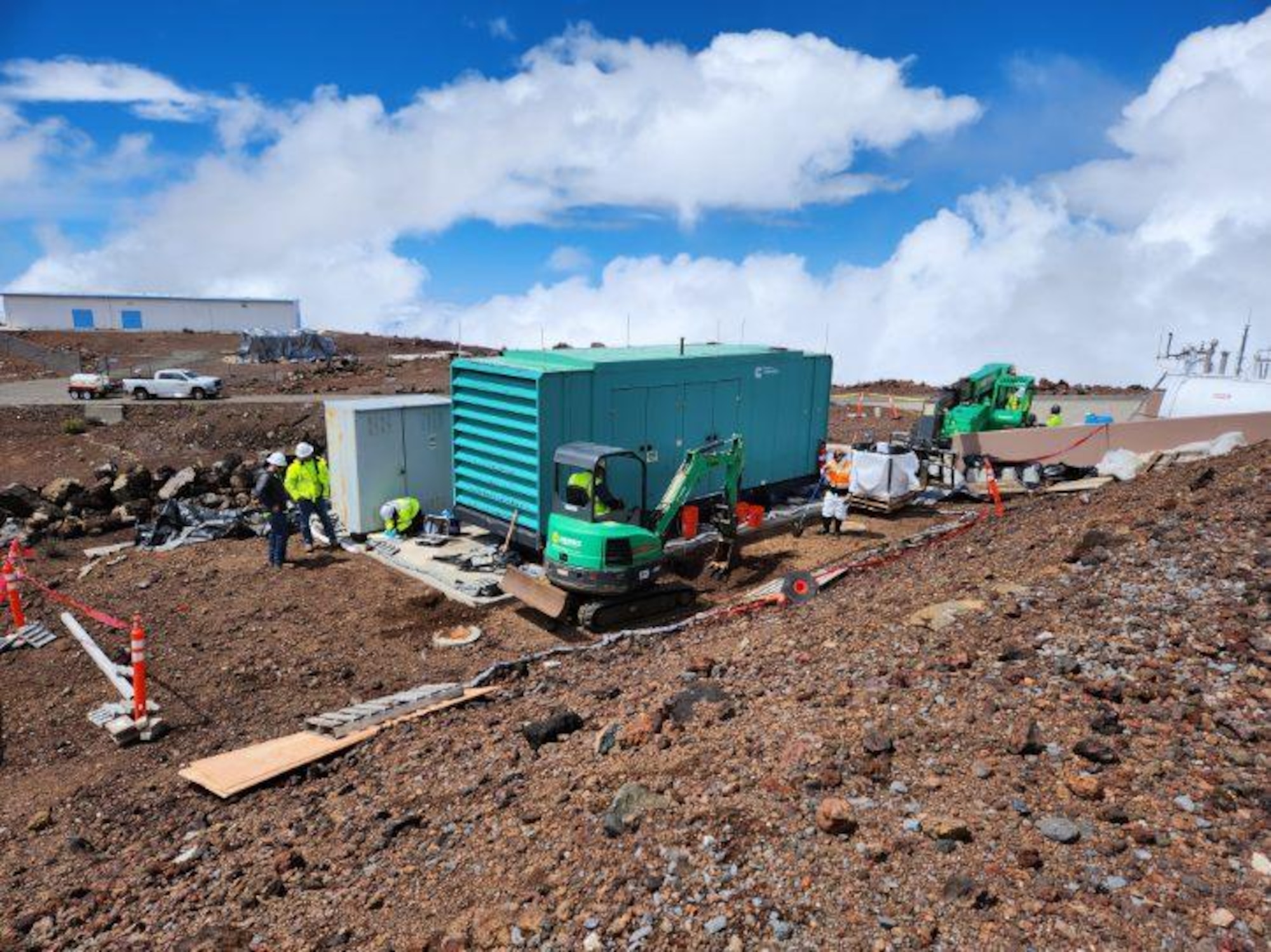 Photo of contractors working a remediation effort in Hawaii.