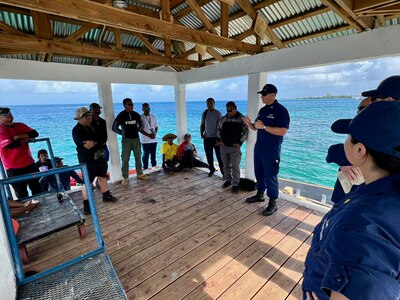 U.S. Coast Guard Conducts Search and Rescue Exercise with Partners in Chuuk, Federated States of Micronesia