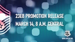 Promotion graphic with senior master sergeant stripes