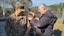 Staff Sgt. Matthew Dawson graduates Ranger School as the enlisted honor graduate during a ceremony held jan. 27, 2023, at Fort Benning, Georgia. Dawson is assigned to the Lynchburg-based 1st Battalion, 116th Infantry Regiment, 116th Infantry Brigade Combat Team as a sniper team leader and completed Ranger School immediately following his deployment to the Horn of Africa as a sniper team leader. (Courtesy photo)
