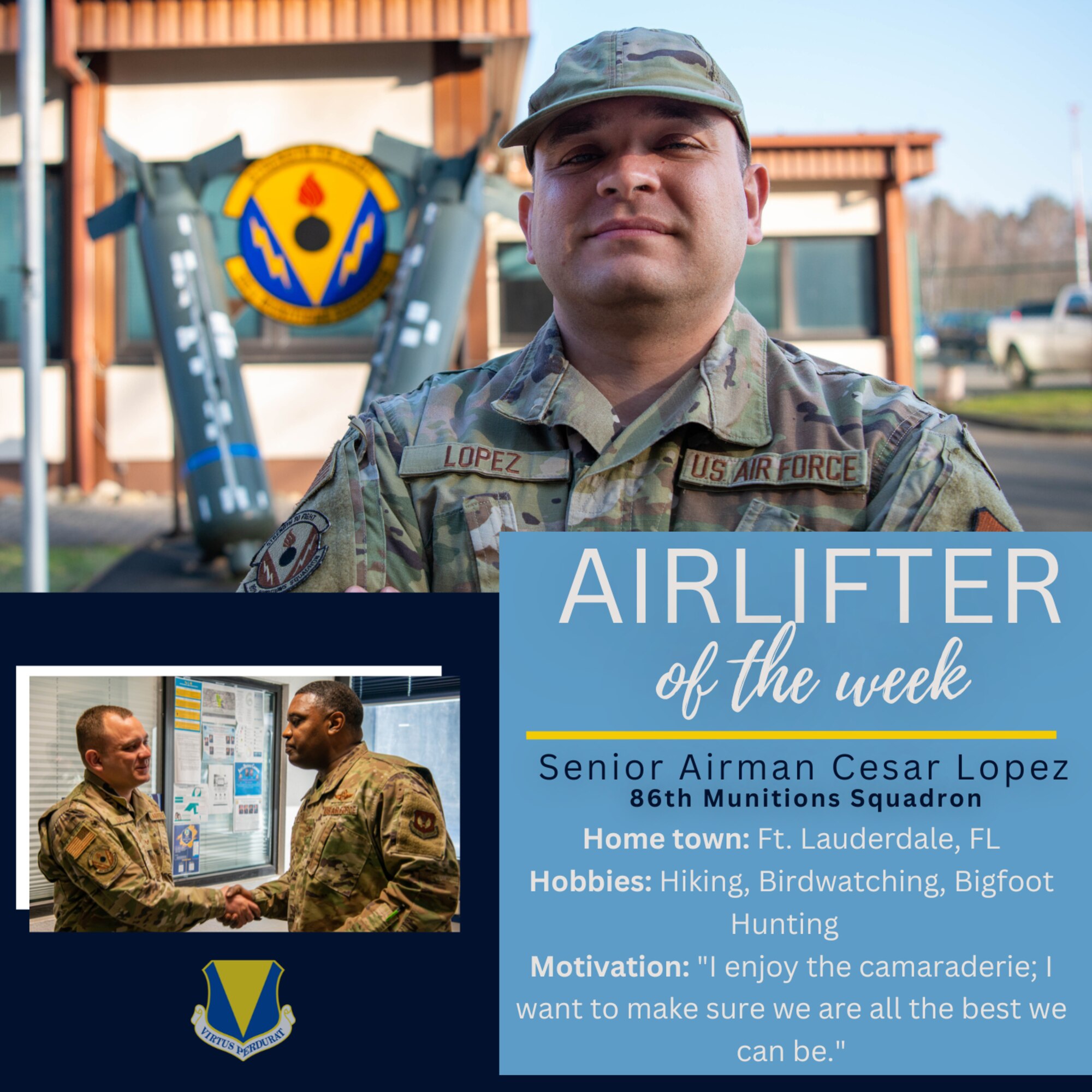 Airlifter of the Week: SrA Cesar A. Lopez