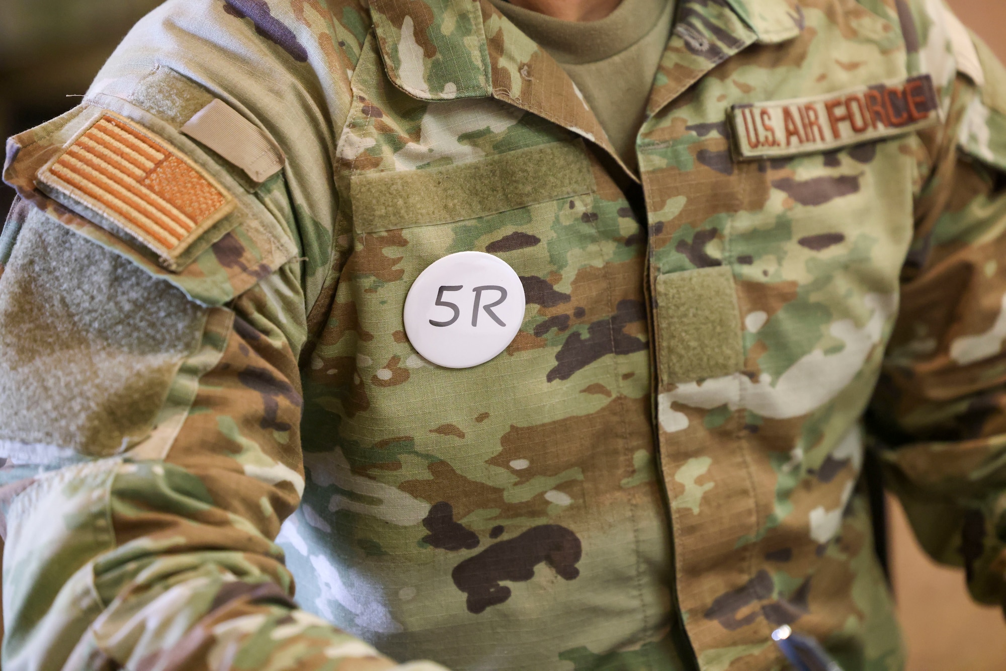 A Beale Airman participates in the Beale Social on Feb. 27, 2023, at Beale Air Force Base, Calif.