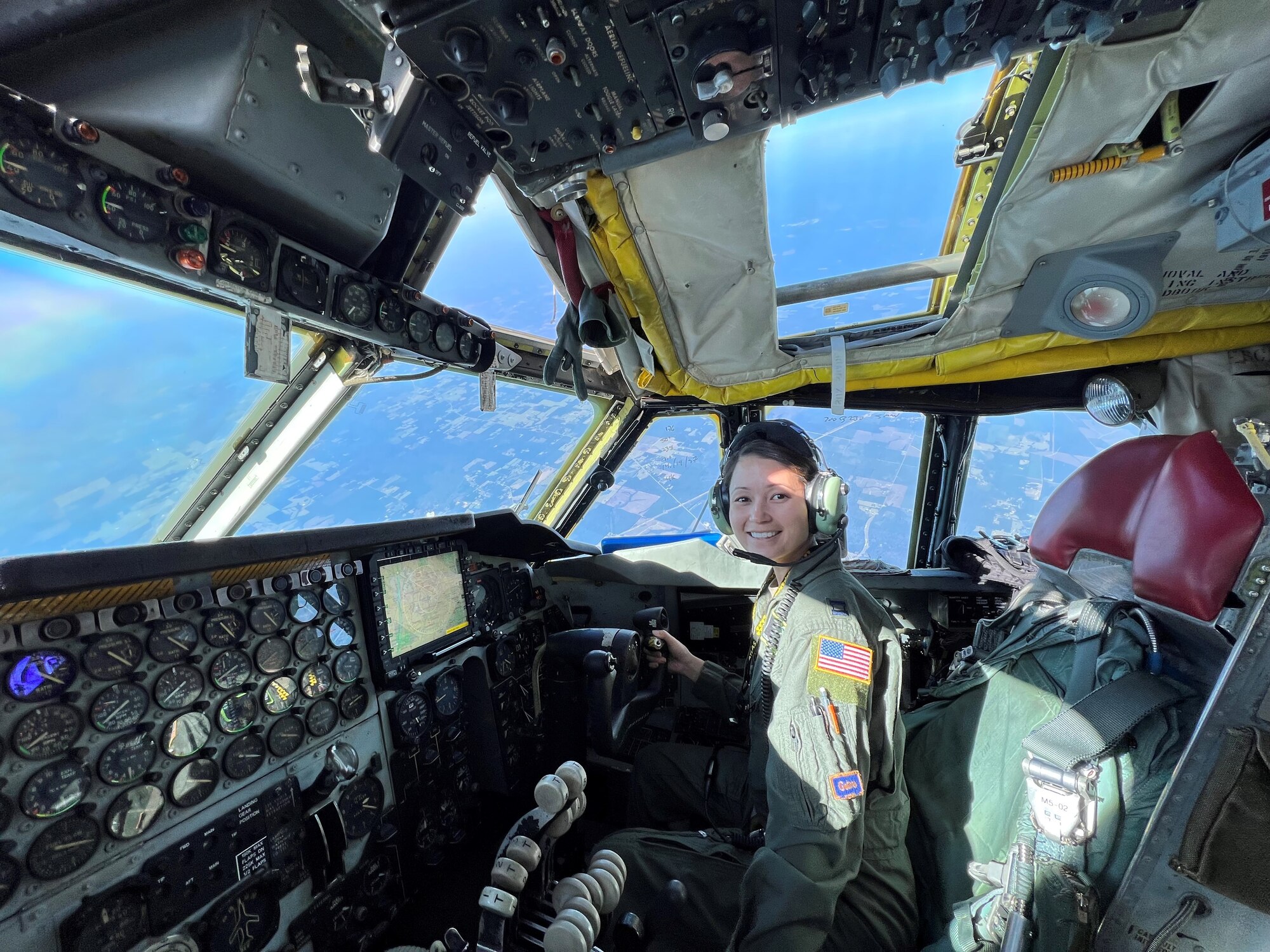 Female in B-52