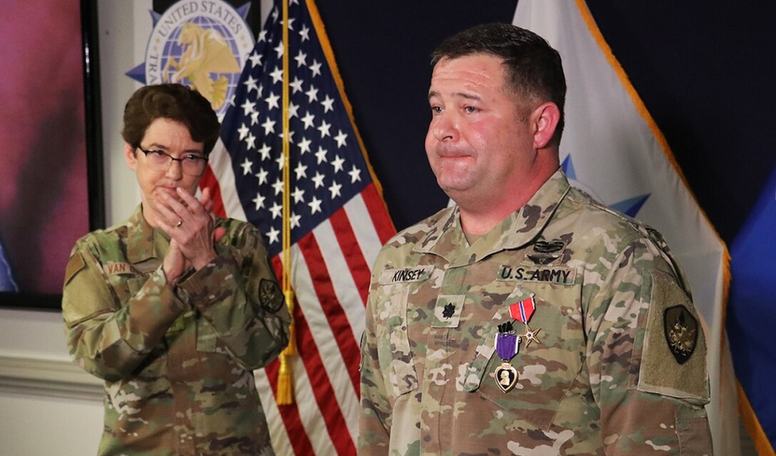 'In that moment, he chose to act': JECC reserve director decorated for heroism, sacrifice in Afghanistan