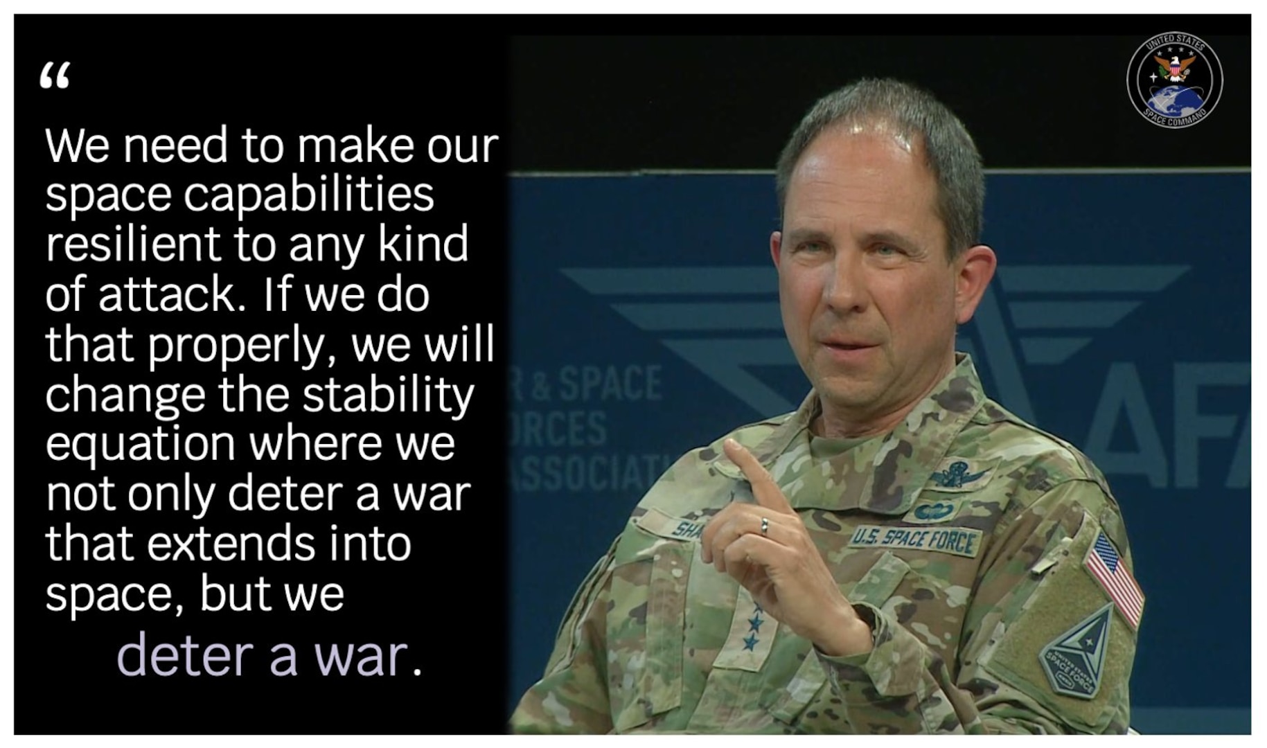 Shaw, VanHerck addressed the need to move fast and modernize for a digital age at the AFA Warfighter conference
