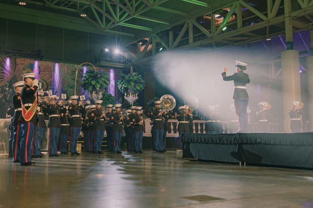 MARFORRES Band at Mardi Gras