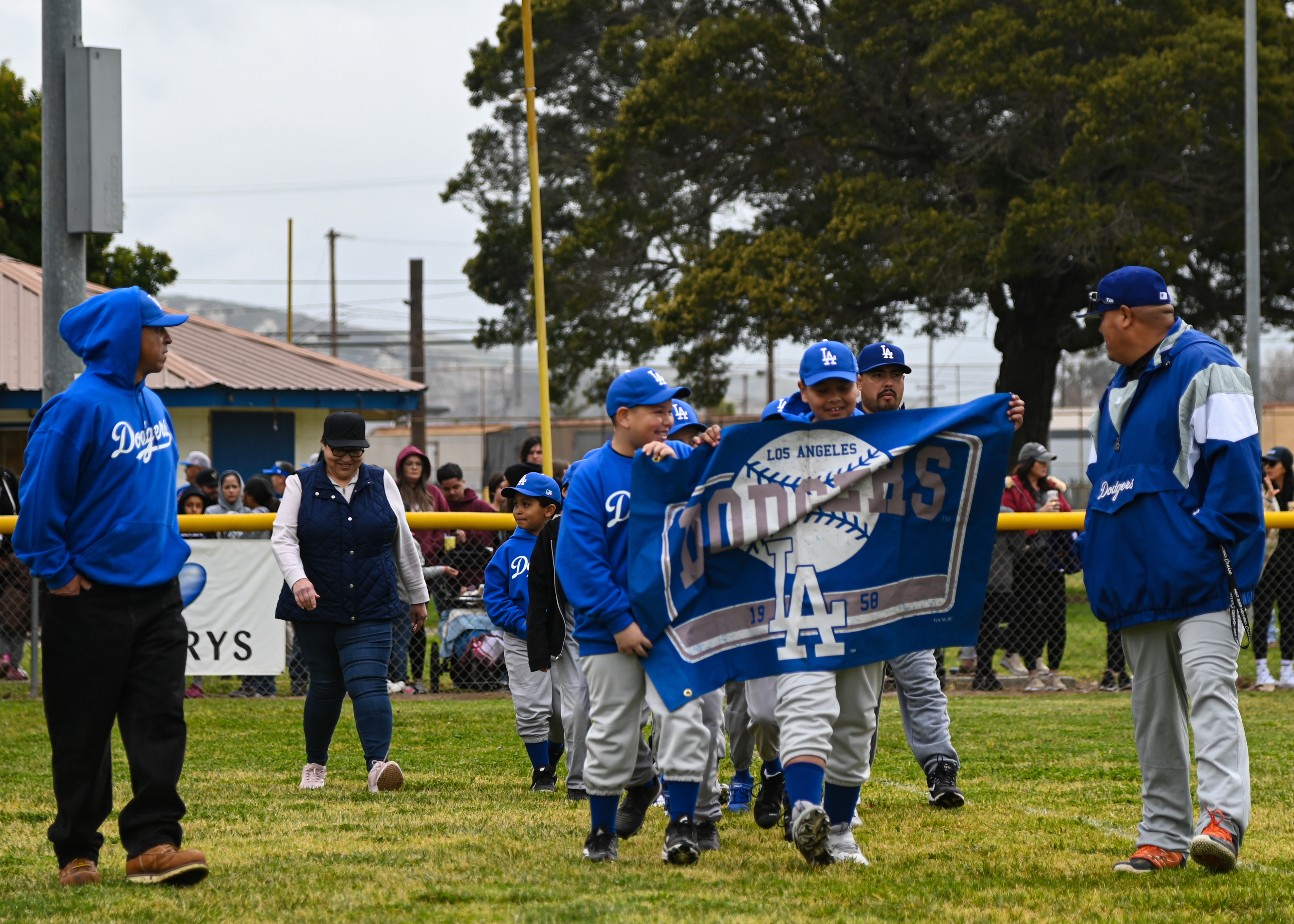 SLD 30 Honor Guard Presents the Colors at Lompoc Little League