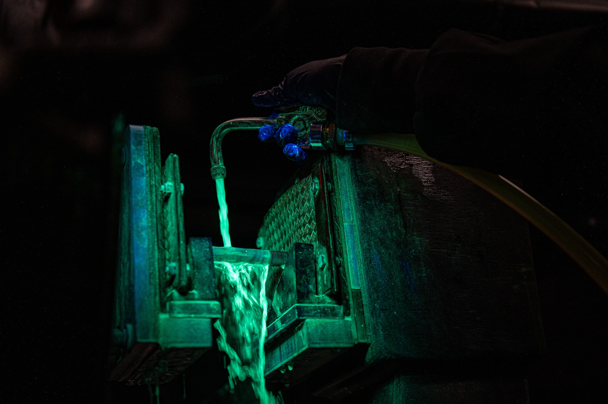 Liquid running on tool