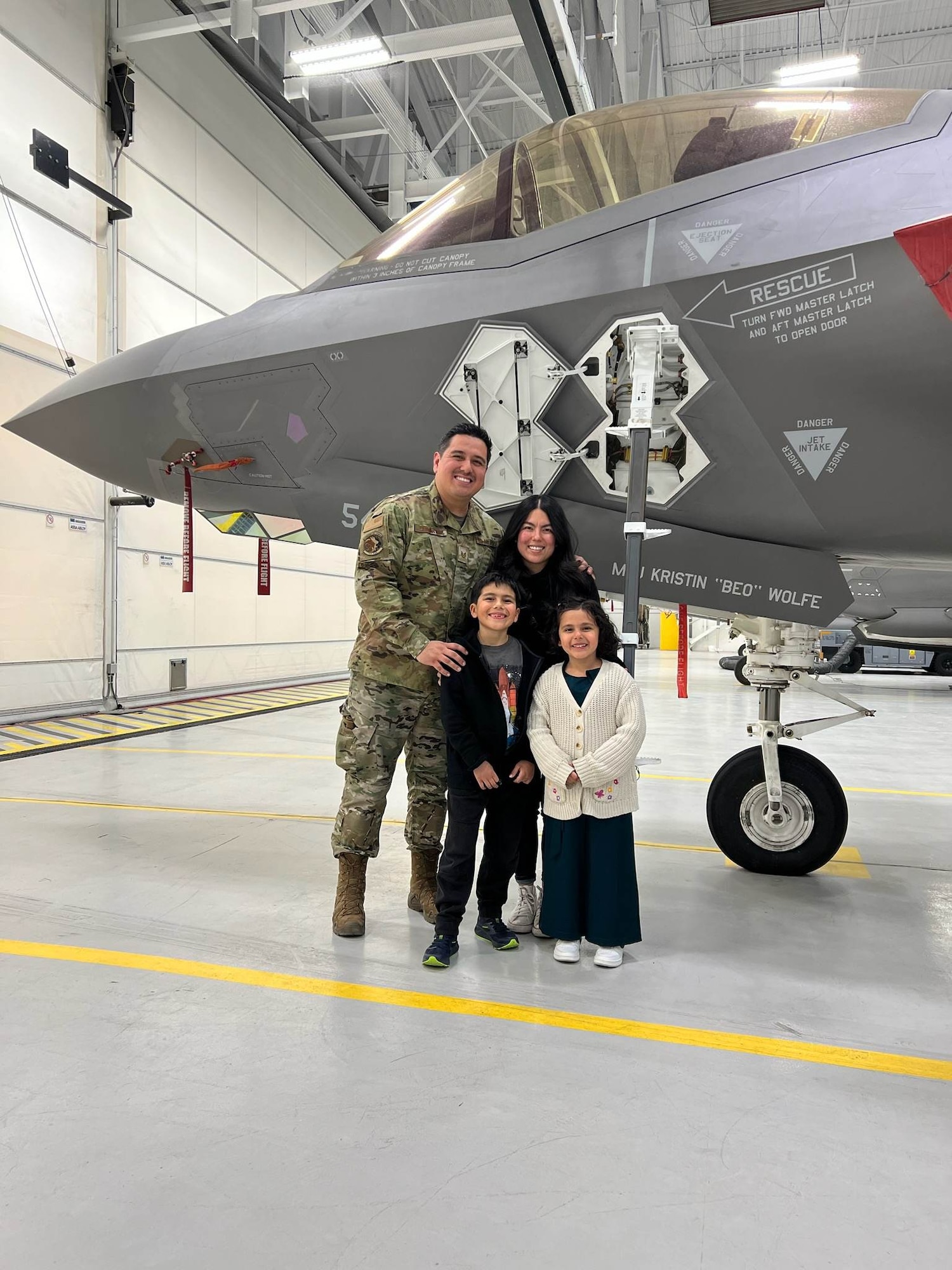 The Cervantes family had a special day today at Hill AFB for Maya's birthday