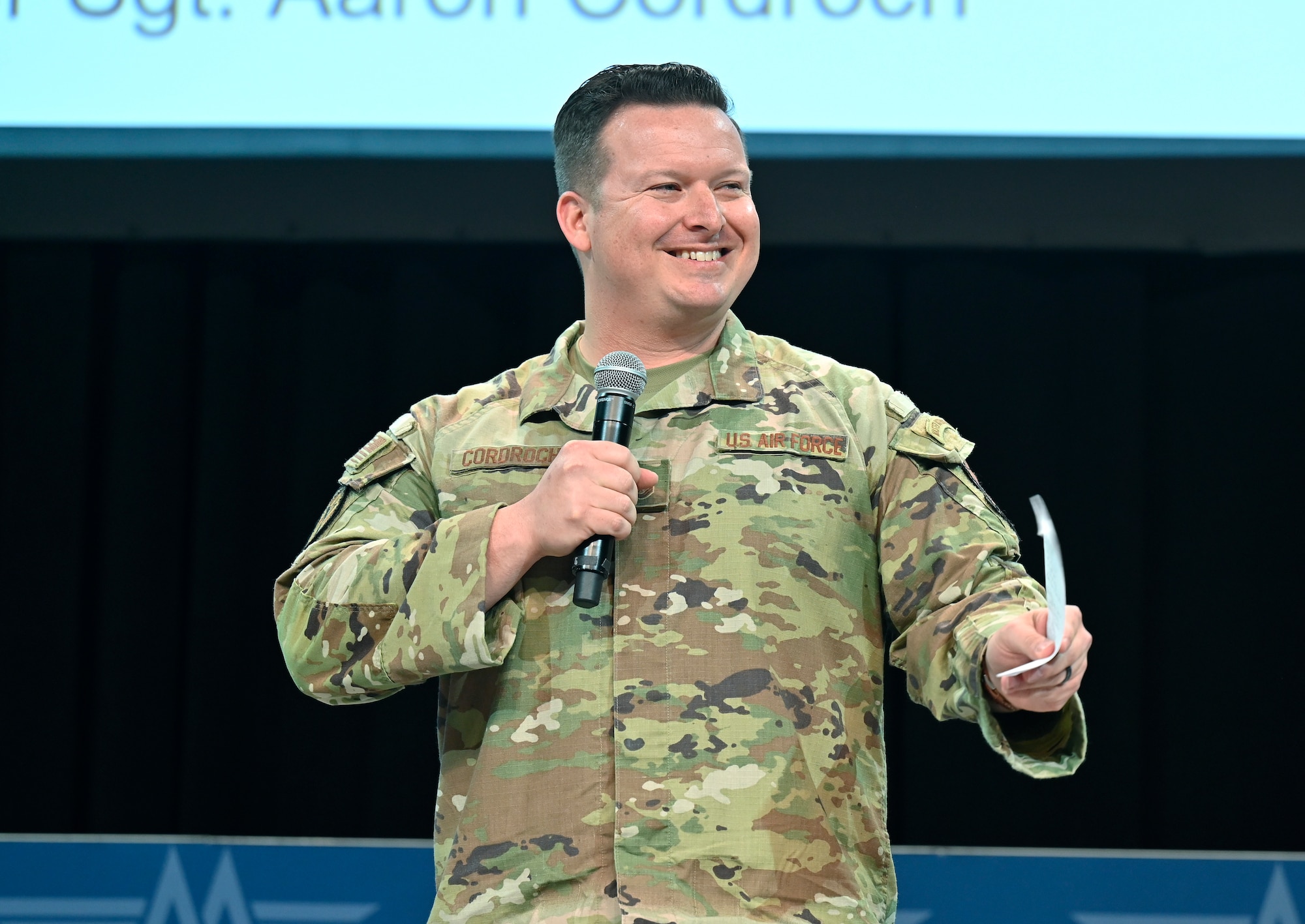 Air Force Spark Tank participants gathered March 8, 2023.