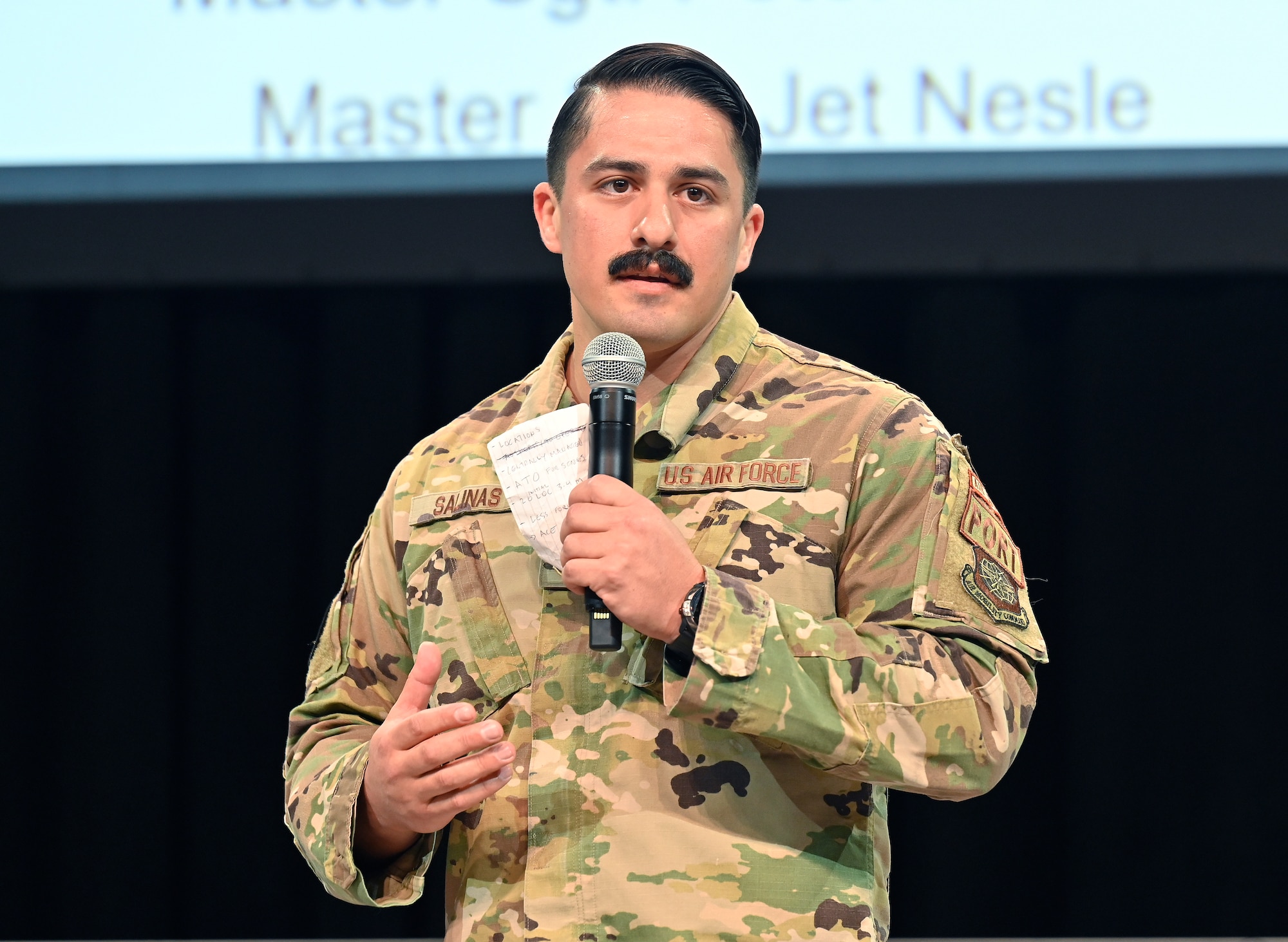 Air Force Spark Tank participants gathered March 8, 2023.