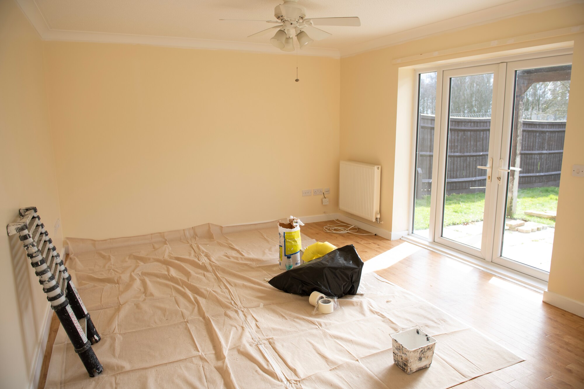 Personnel from the 422d Civil Engineer Squadron are renovating military family housing (MFH) units at RAF Fairford to support an influx of Airmen as part of a wing restructure. (U.S. Air Force photo by Staff Sgt. Jennifer Zima)