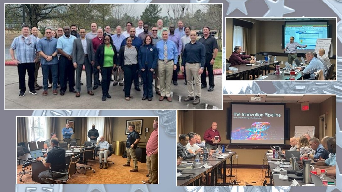 a collage of photos from the offsite