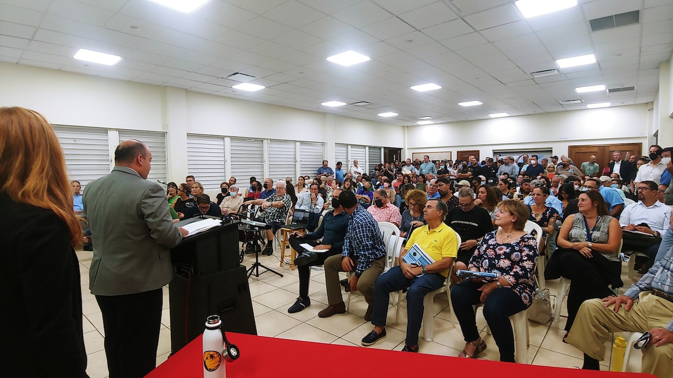 The U.S. Army Corps of Engineers, Jacksonville District, hosted a Public Open House with the Department of Natural and Environmental Resources in San Juan on September 14, 2022 at Union Church. The purpose of the Open House was to share the latest study status updates since release of the Draft Report in November 2020.