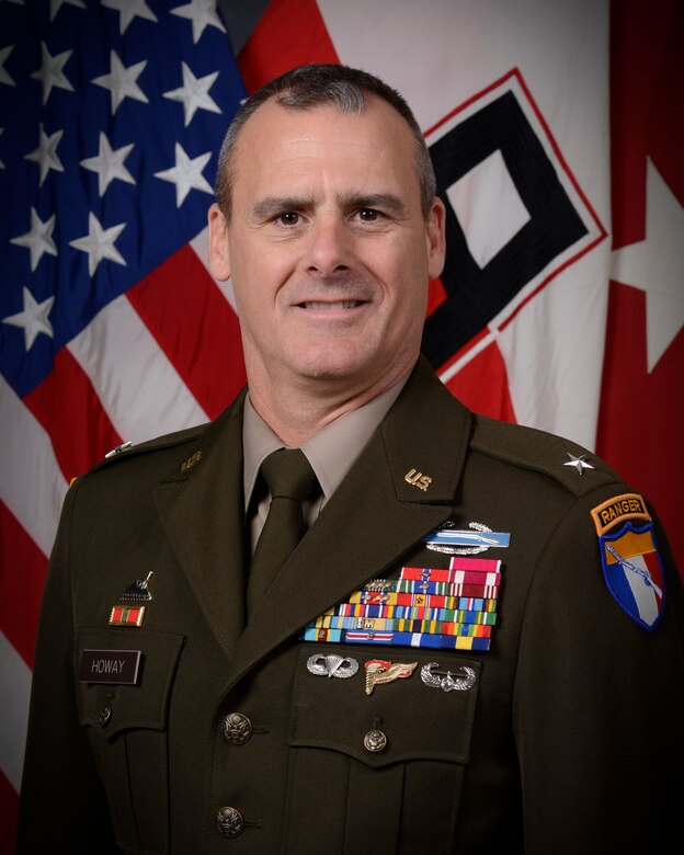 Brig. Gen. Bryan M. Howay, acting commander of First Army Division East.