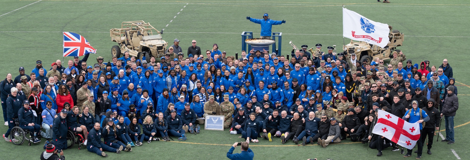 Team members from the United Kingdom, Republic of Georgia and U.S Army and Air Force competed at the 2023 Air Force Trials at Nellis AFB. (Courtesy Photo)