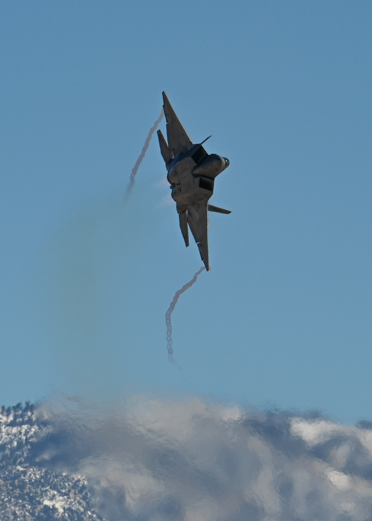 A photo of an aircraft flying.
