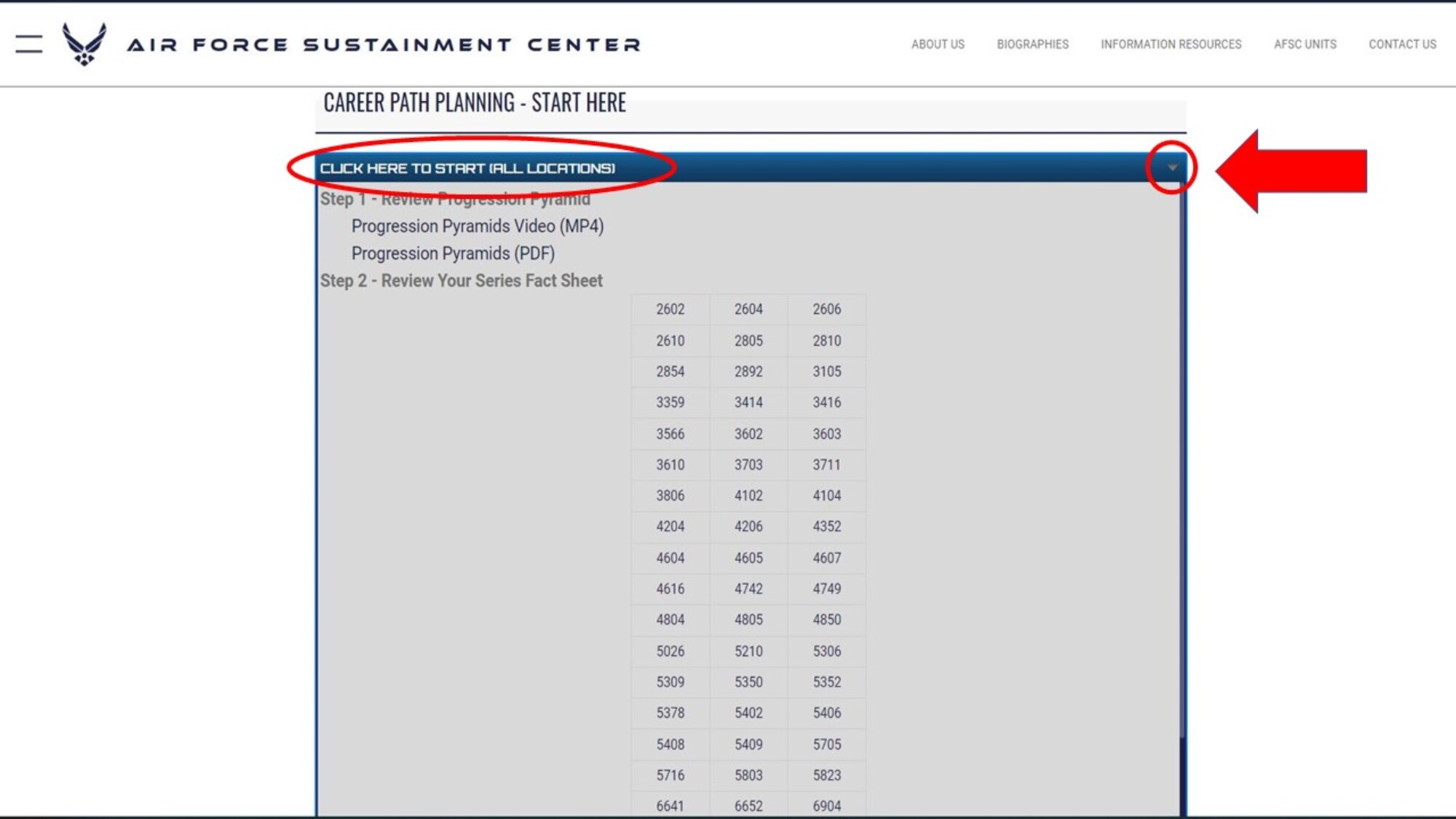 Step 4 of the Wage Grade Career Path Website