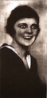 Posed image of Myrtle Hazard smiling for the camera in 1918 newspaper photo. (Washington Post)