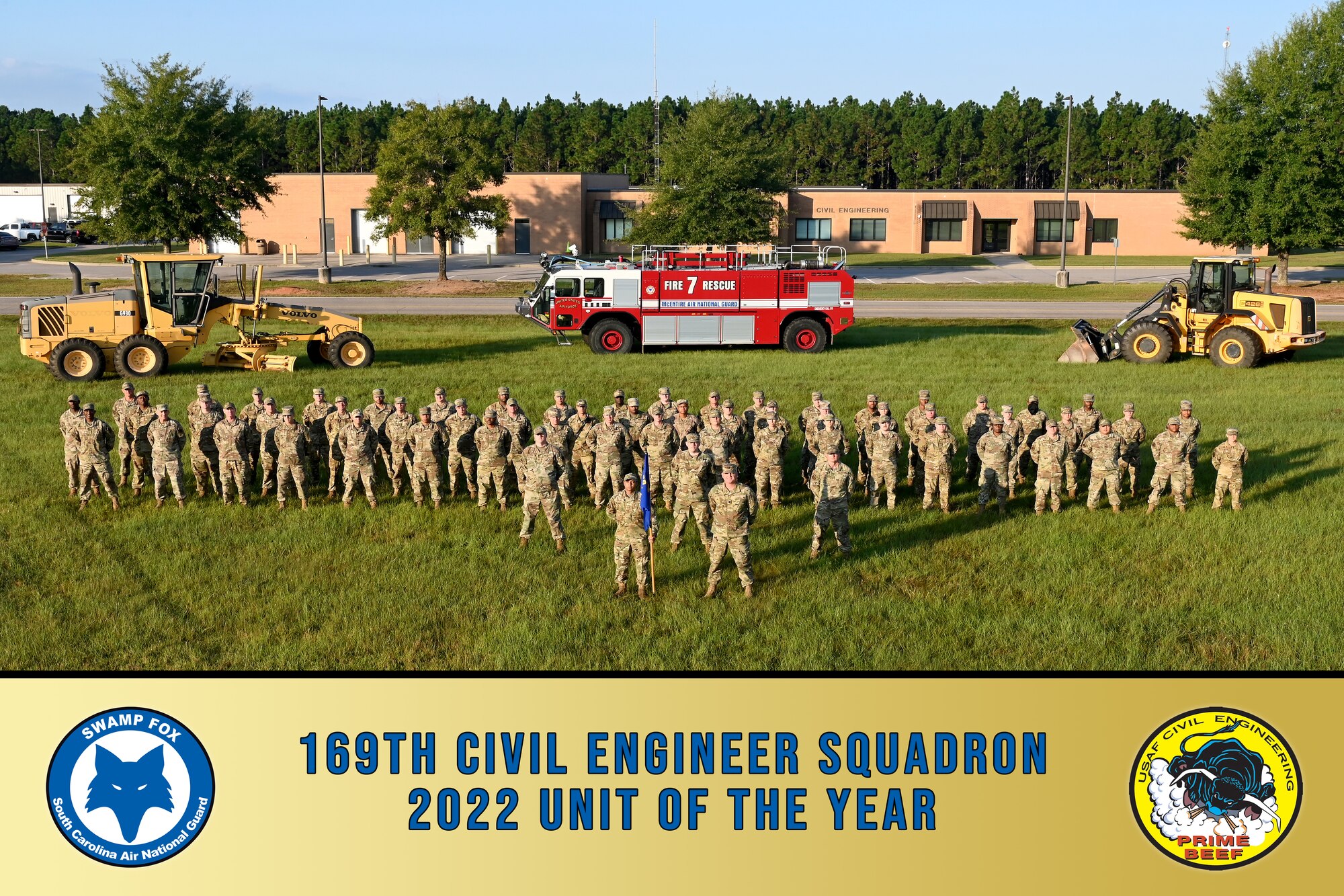 169th Civil Engineer Squadron - 2022 SCANG Unit of the Year