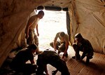 29th ID Soldiers build tent structure for training exercise