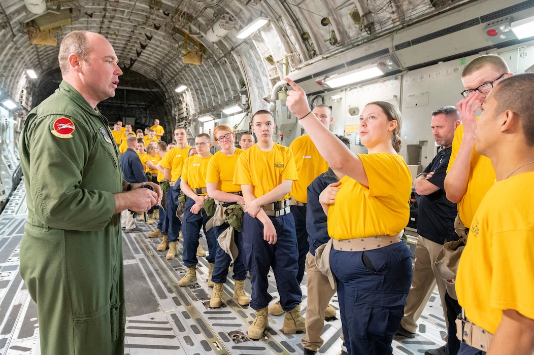The 167th Airlift Wing hosted cadets and staff from the West Virginia National Guard’s Mountaineer ChalleNGe Academy - South, Feb 15, 2023.