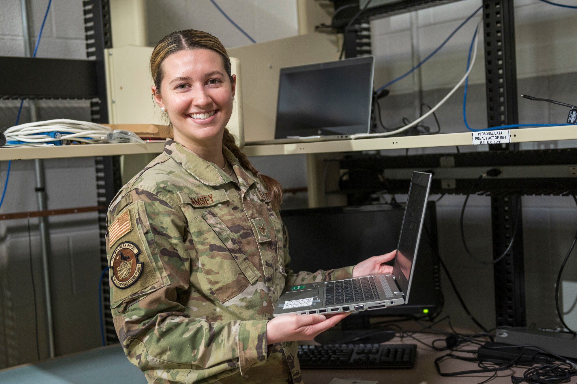 Staff Sgt. Shayla Ramsey is a client service technician for the 167th Communications Flight and the 167th Airlift Wing Airman Spotlight for March 2023.