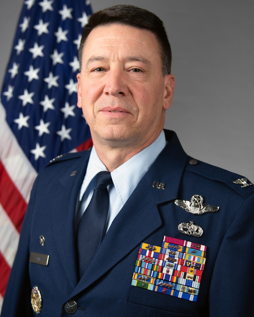 Biographic portrait of 193 SOW commander, Col. Edward J. "Rat" Fink Jr.