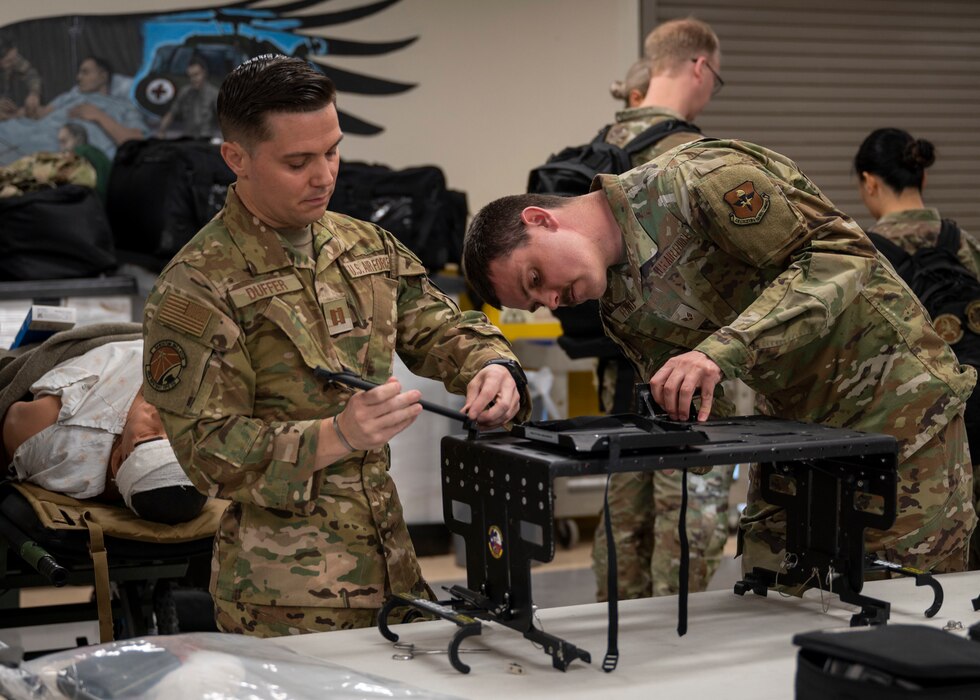 Image of medics training.