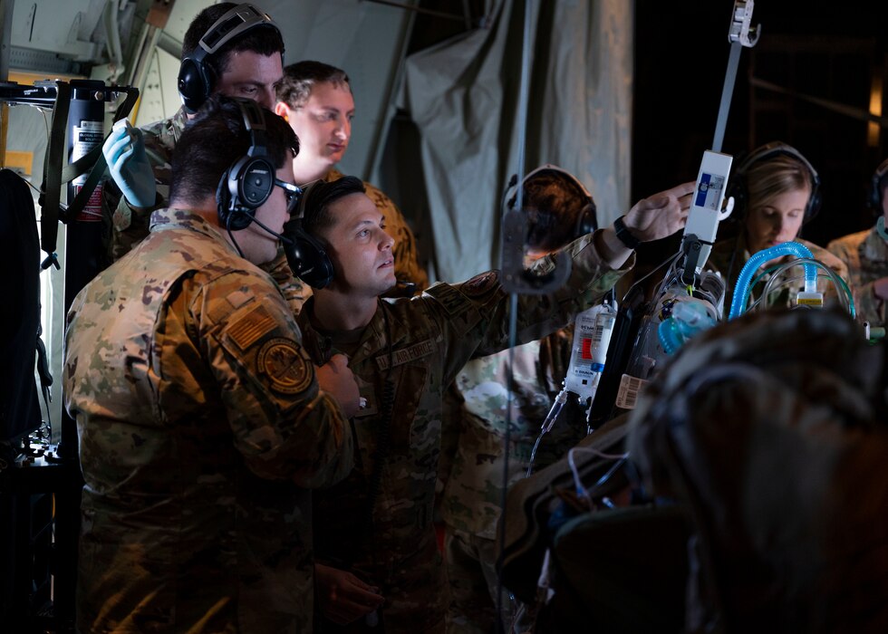 Image of medics training.