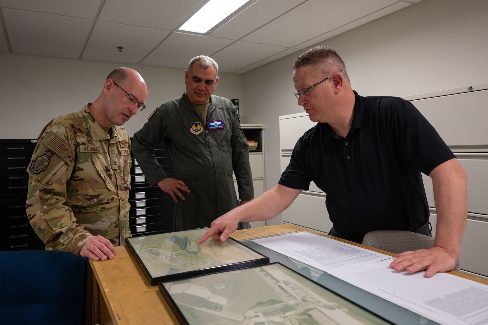 USAFSAM inspects historical base records