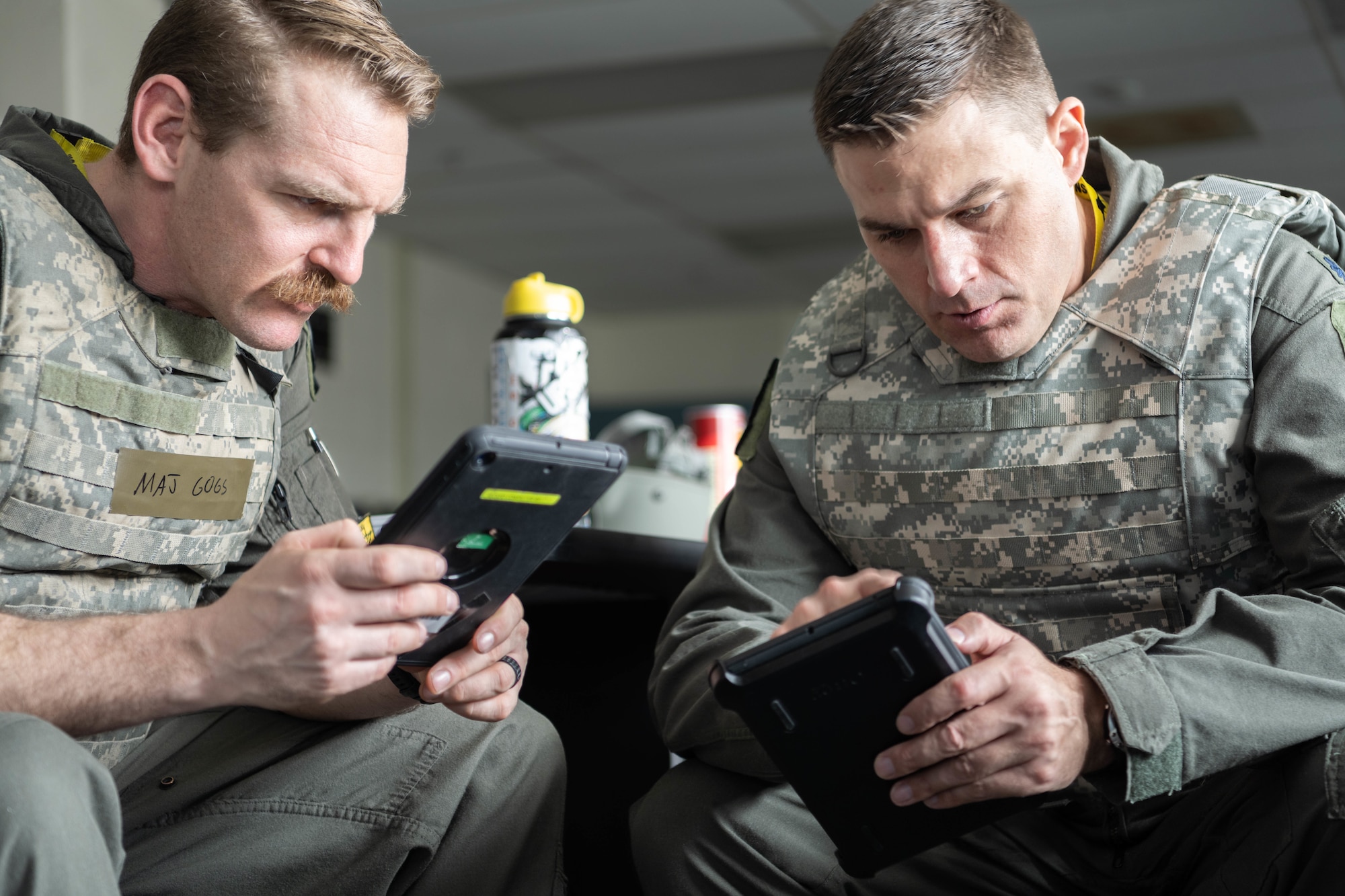 a photo of pilots preparing to fly