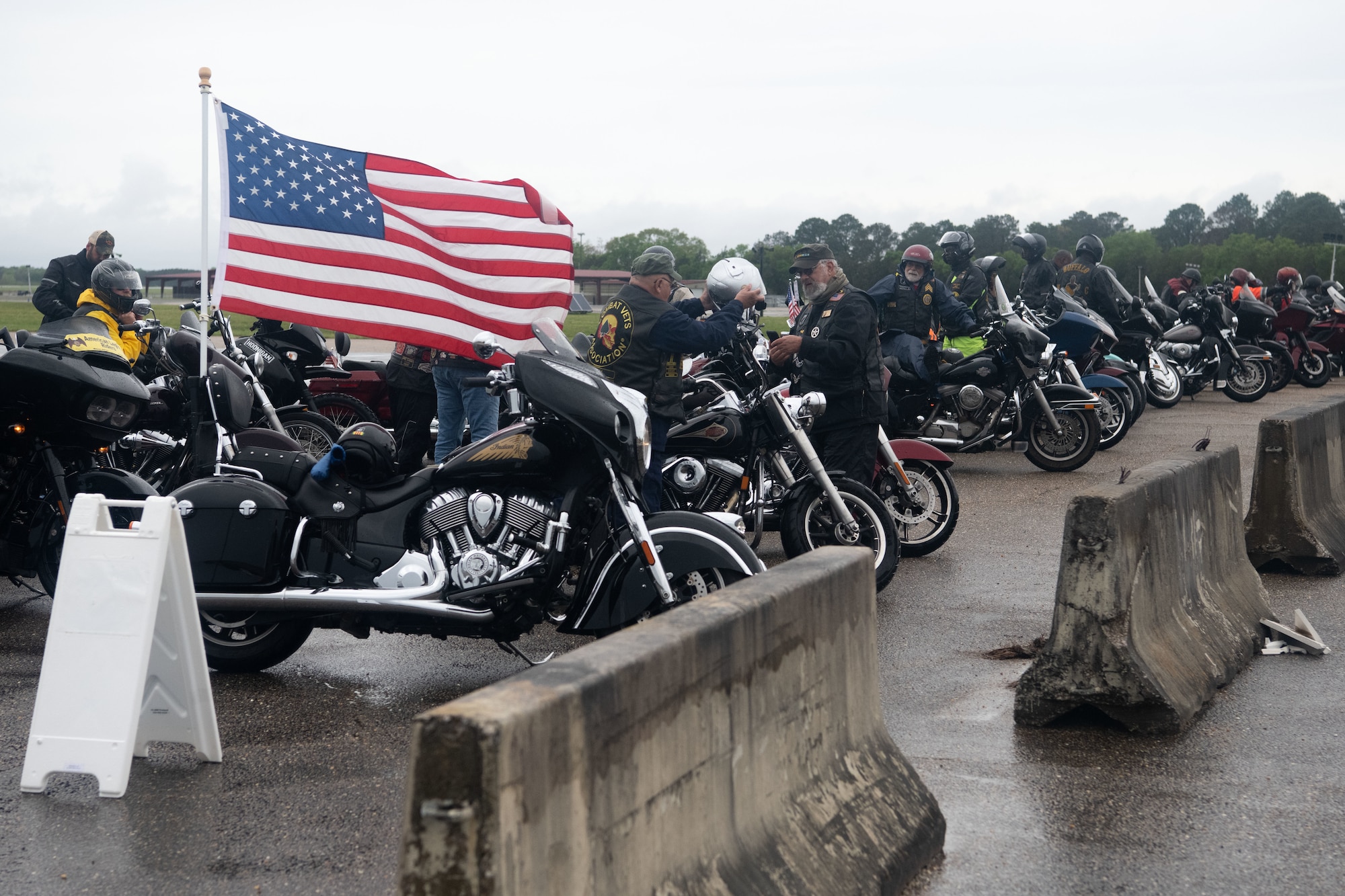 The 42nd Air Base Wing coordinated a motorcycle ride to escort the Traveling American Veterans Wall March 12, 2023, from Prattville, Ala., to Maxwell Air Force Base. 

Approximately 50 motorcyclists and veterans from across the River Region and Alabama participated in the escort ride. 

The installation will host a series of events during Operation Welcome Home March 13 - 15 to celebrate, reflect and educate the community on the contributions of American veterans.