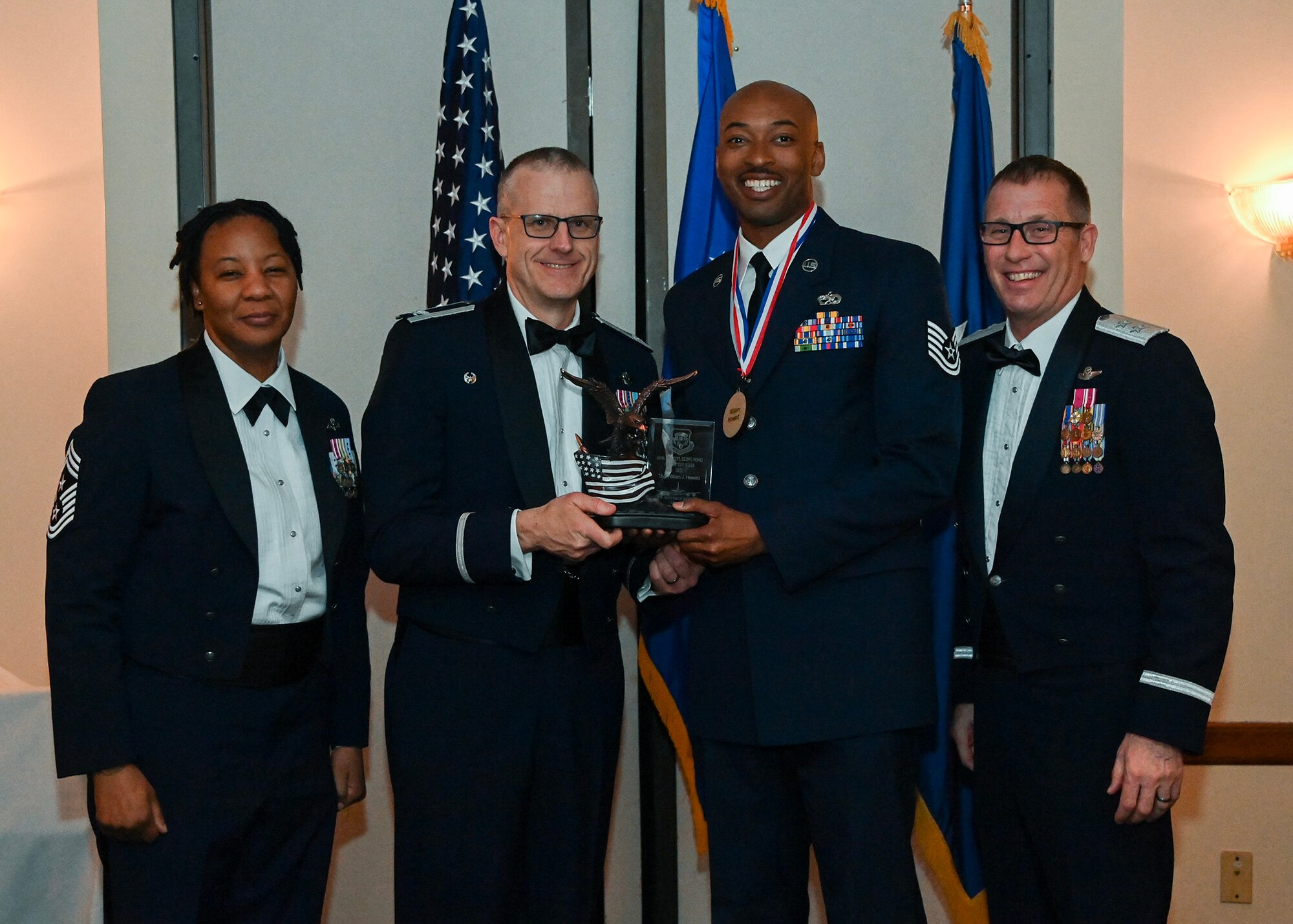 The 459th Air Refueling Wing announces the 2022 Annual Awards winners. The wing held its annual awards banquet to announce the winners on March 4, 2023, at The Club at Andrews.