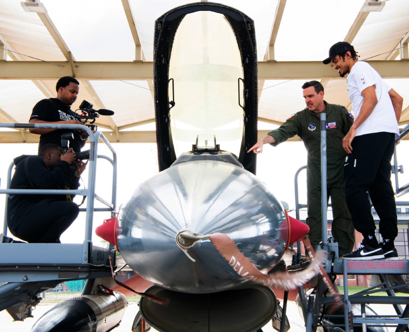 149th Fighter Wing hosts San Antonio Spurs point guard Tre Jones