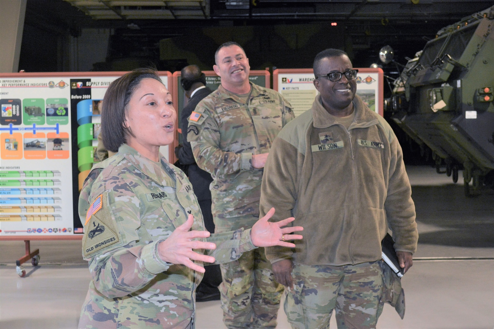 Army Sustainment Command Command Team Visits 403rd AFSB in South Korea