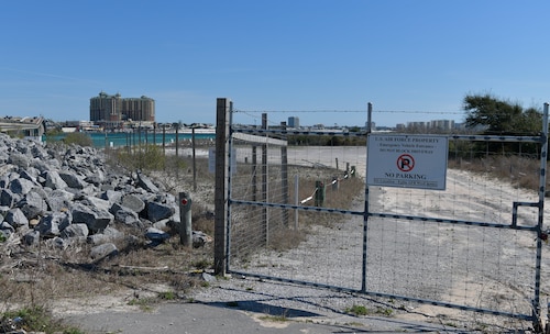 Eglin beach signs