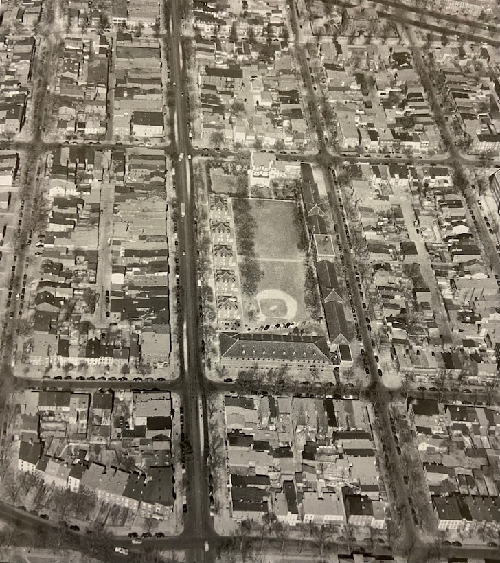 Aerial View of Marine Barracks Washington